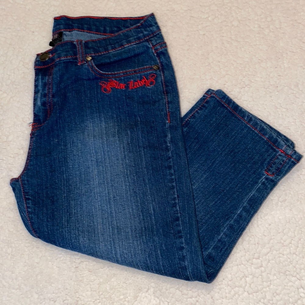 Blac Label Pink Jean capris. Size 29